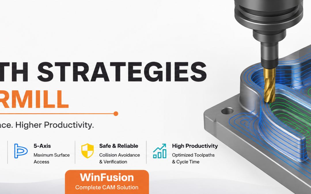 Toolpath strategies in Power Mill