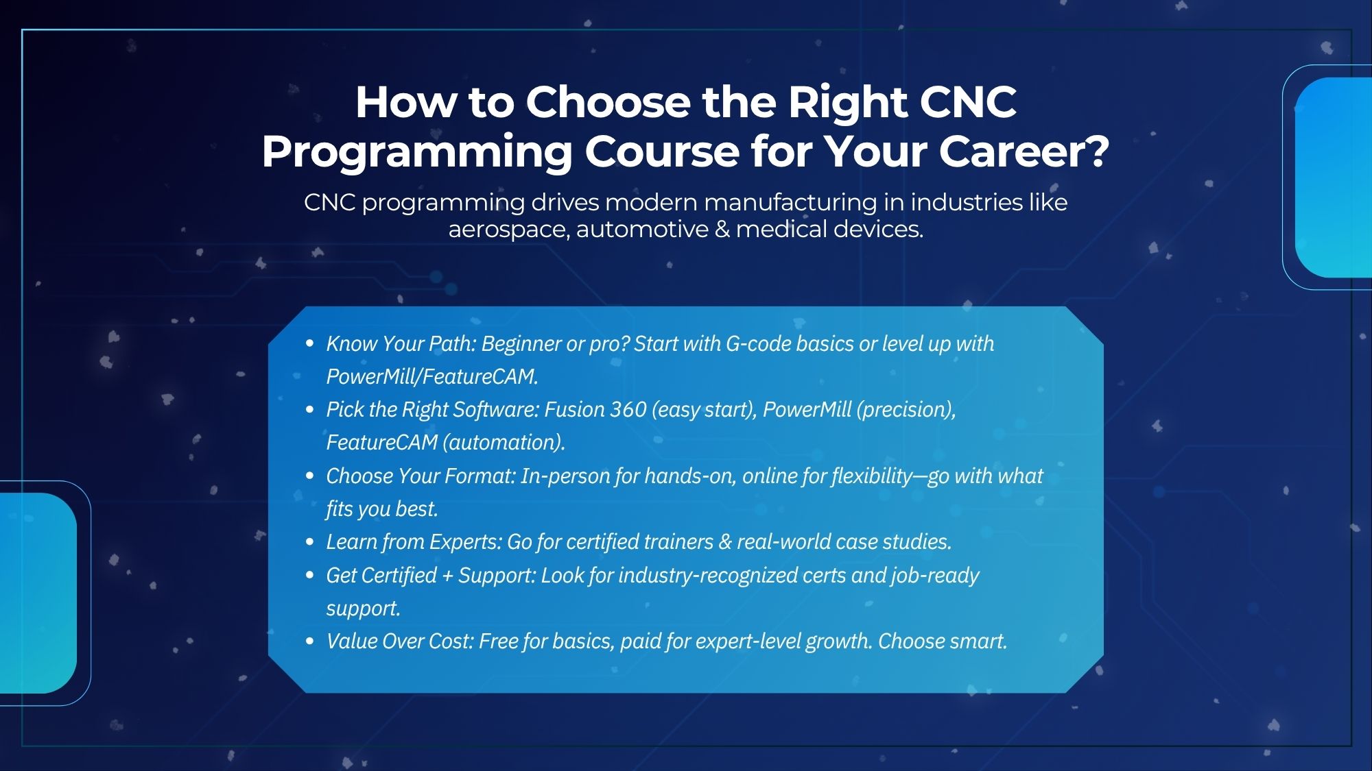 cnc programming course