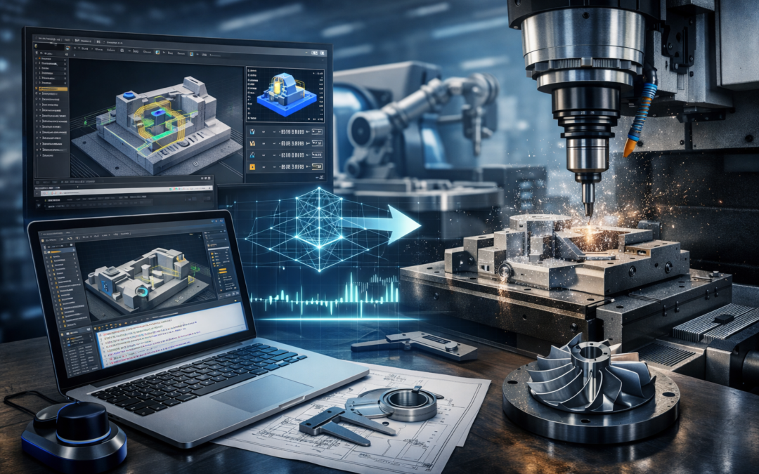 How CAD/CAM Software Improves CNC Accuracy and Productivity