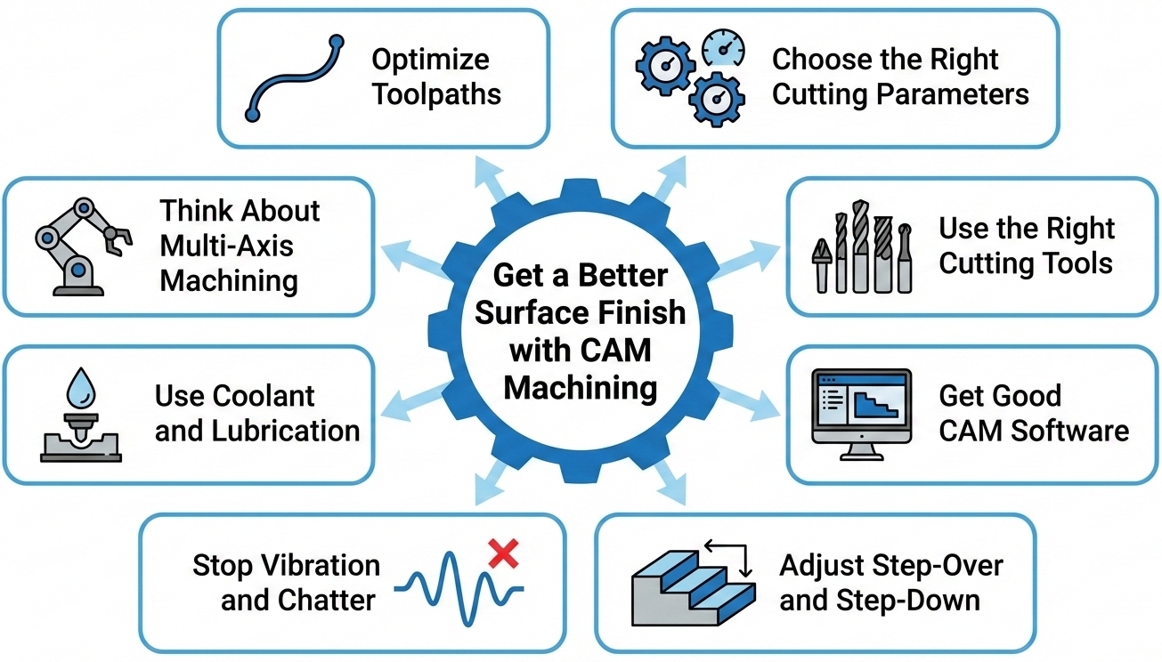 CAM machining strategies