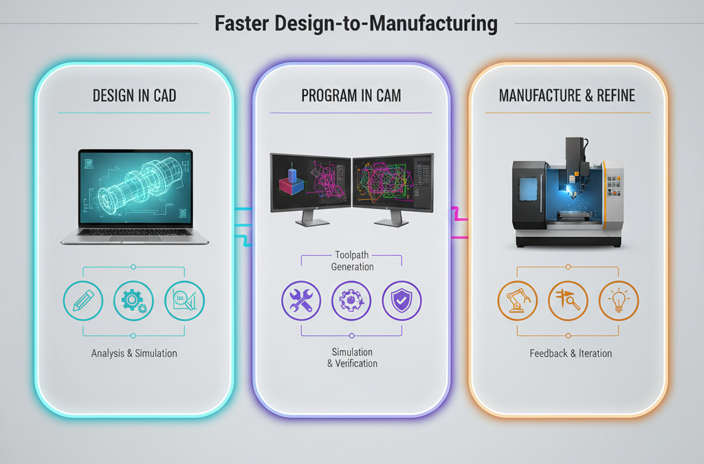 CAD/CAM Workflow Checklist for Faster Design-to-Manufacturing