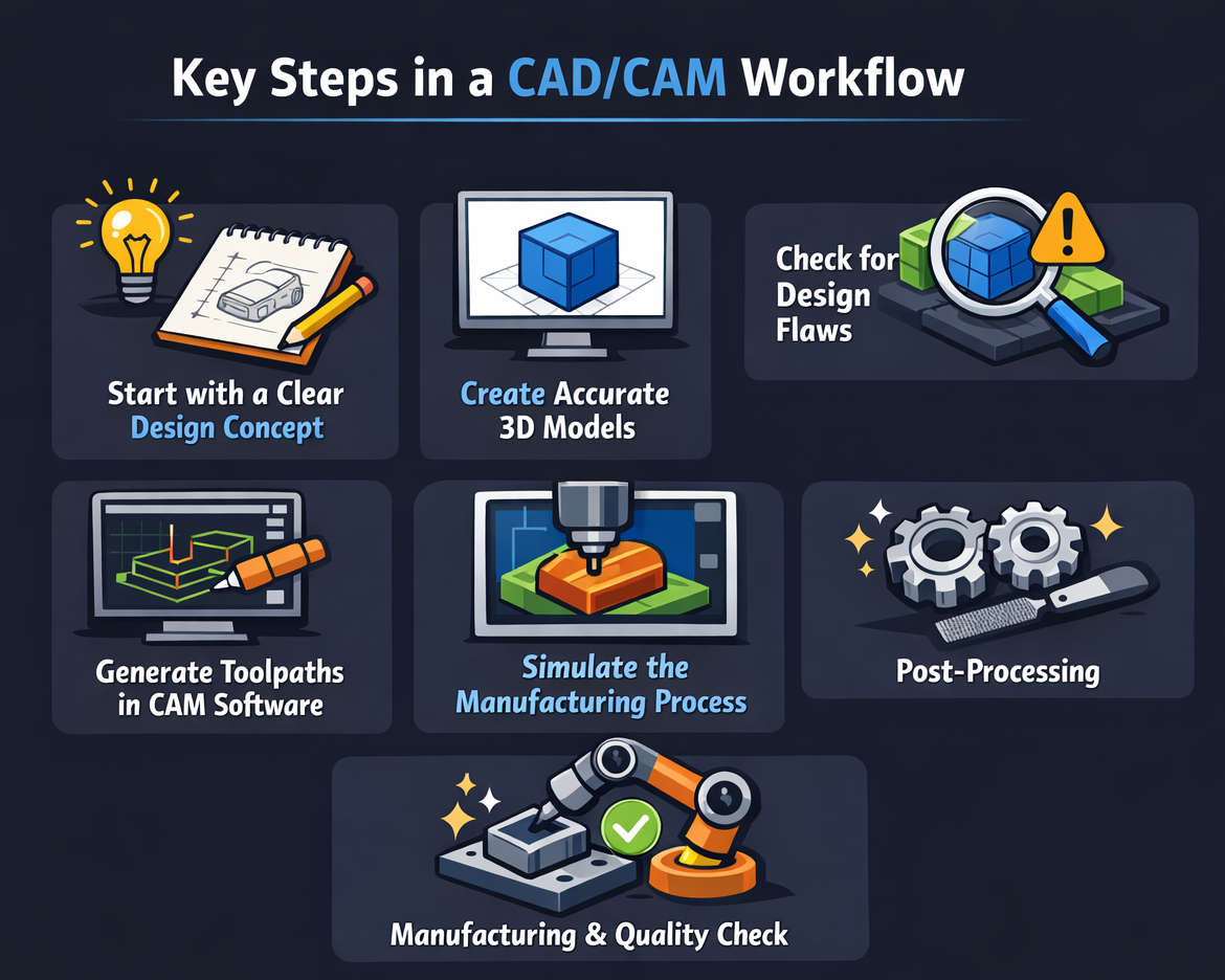 CAD CAM workflow