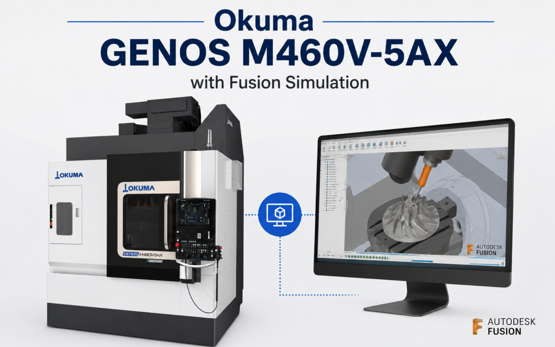 Okuma GENOS M460V-5AX Programming Solution: Autodesk Fusion 360