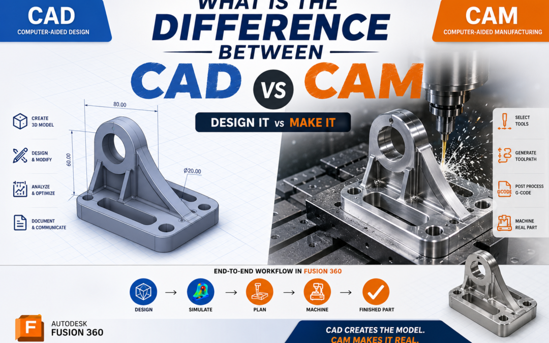 What Is the Difference Between CAD and CAM?