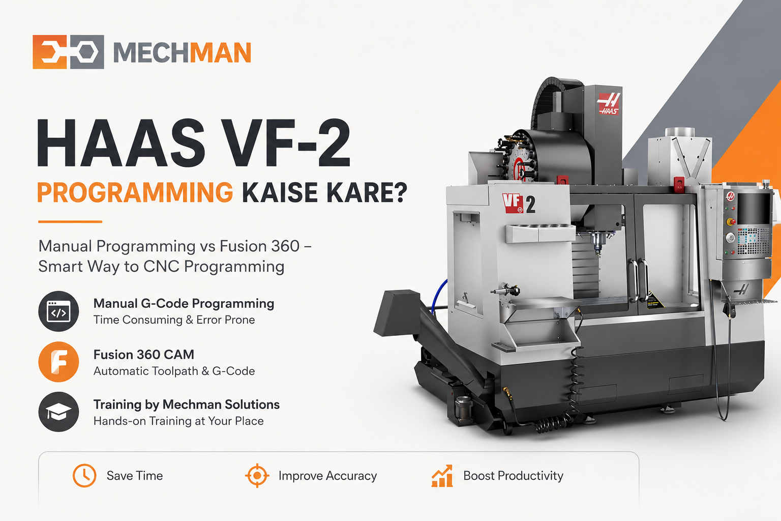 Haas VF2 Programming: Manual G-Code vs. Autodesk Fusion 360