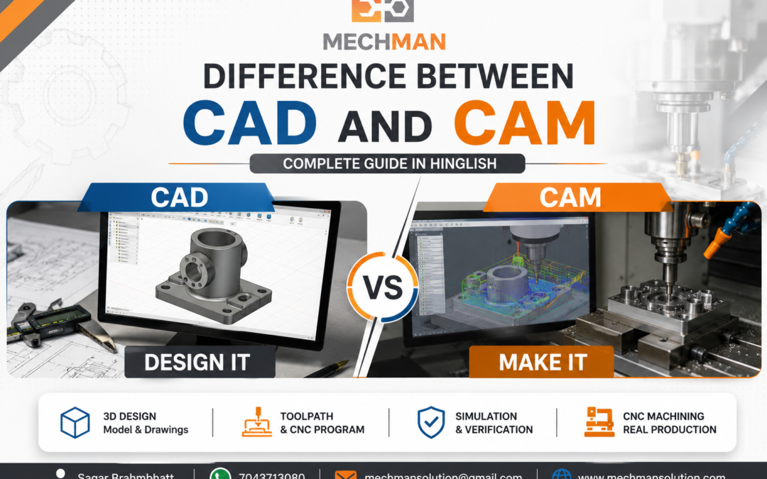 Difference Between CAD and CAM