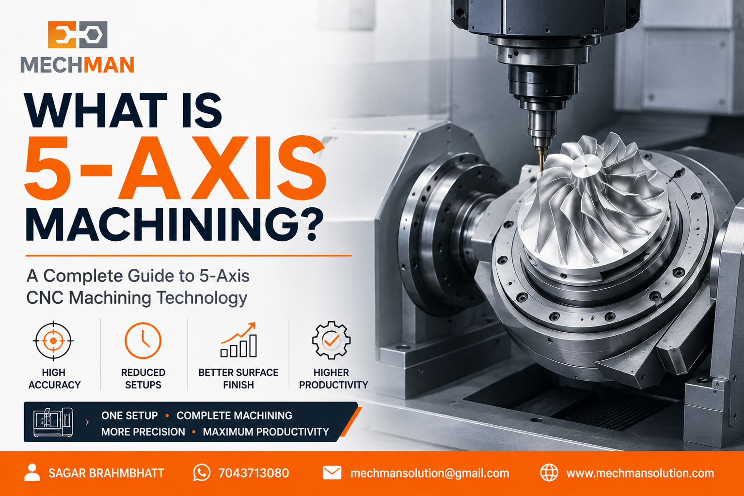 What is 5-axis machining? - Complete Technical Guide - Mechman Solution