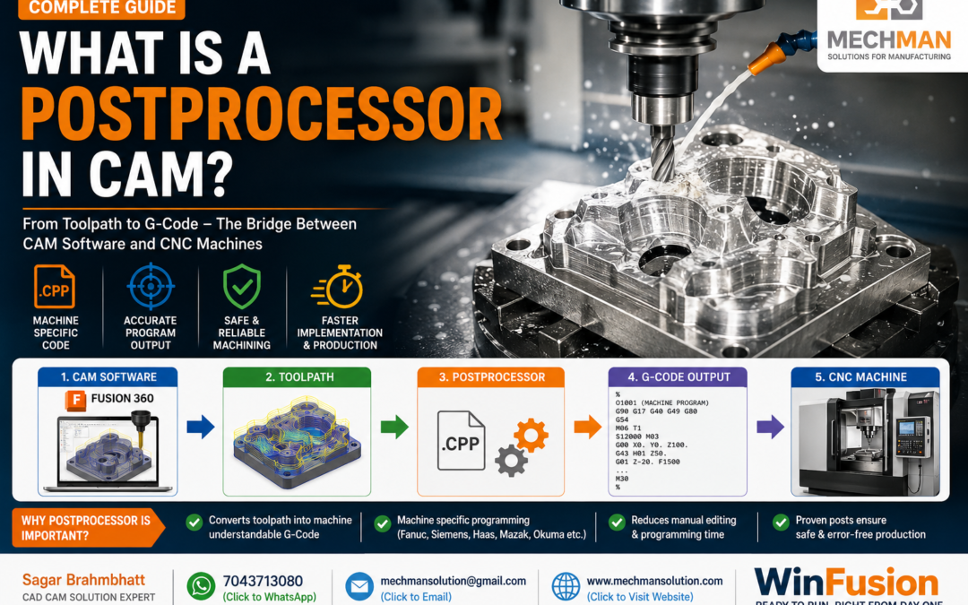 What is post processor in CAM?