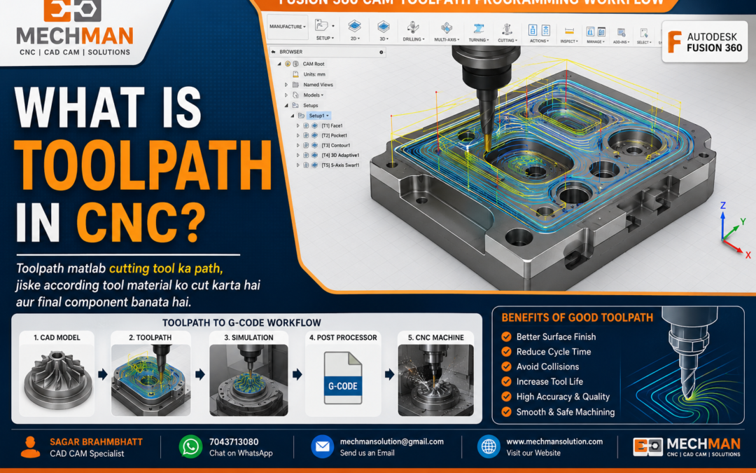 What is toolpath in CNC?