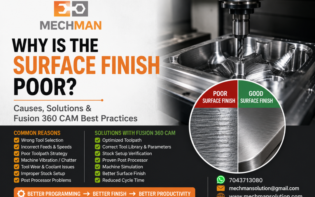 Why surface finish is poor?