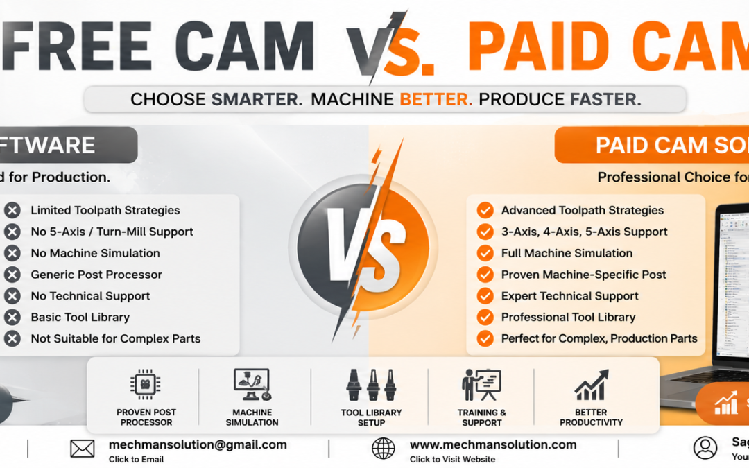 Free CAM vs paid CAM software