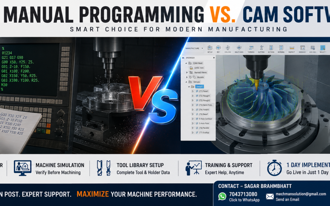 Manual programming vs CAM software