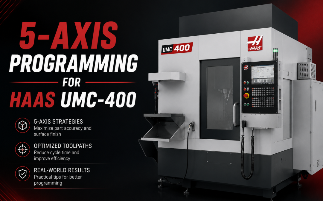5 axis programming software for Hass UMC – 400